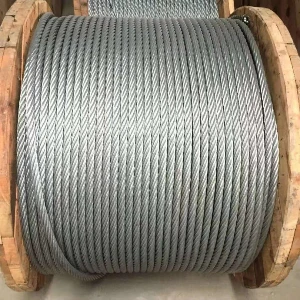 A all Galfanedig Steel Wire Rope Rust